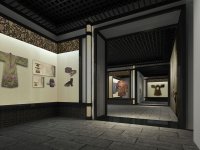 古代服飾博物館室內(nèi)展覽展示-10